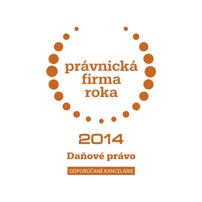 Osvedčenie - Odpor&uacute;čan&aacute; kancel&aacute;ria pre oblasť daňov&eacute;ho pr&aacute;va